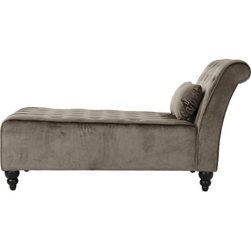Noble House - Woodruff Chaise Lounge - Gray-Front_Standard 