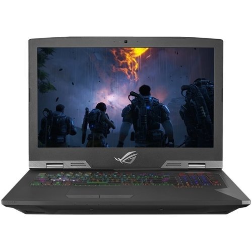 ASUS - ROG Chimera 17.3" Gaming Laptop - Intel Core i7 - 16GB Memory - NVIDIA GeForce GTX 1080 - 2TB HDD + 256GB SSD - Silver-Front_Standard 