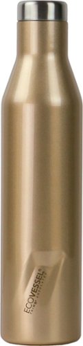 EcoVessel - ASPEN 25-Oz. Wine & Water Bottle - Gold Dust-Angle_Standard 