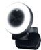 Razer - Kiyo 1920 x 1080 Webcam with Adjustable Ring Light - Black-Front_Standard 