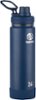Takeya - Actives 24-oz. Water Bottle with Spout Lid - Midnight-Angle_Standard