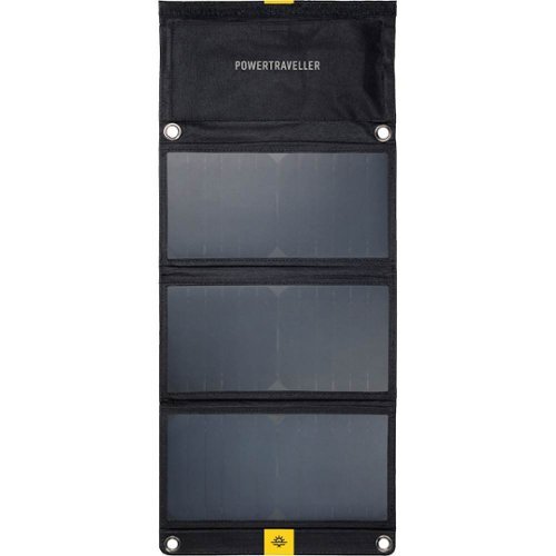Powertraveller - Falcon 21 Portable Solar Charger - Black-Front_Standard
