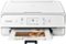Canon - PIXMA TS6220 Wireless All-In-One Printer - White-Front_Standard