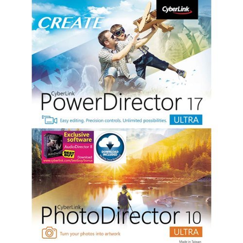 Cyberlink - PowerDirector 17 Ultra + PhotoDirector 10 Ultra - Windows, Mac OS-Front_Standard 