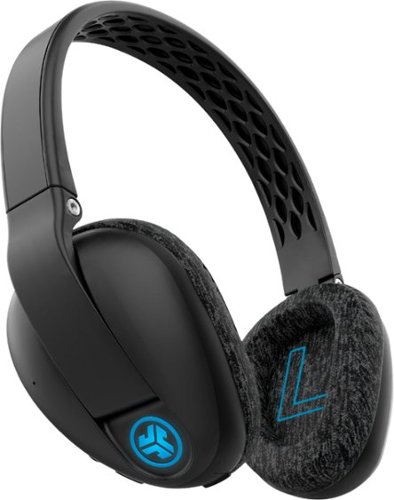  JLab - Flex Sport Wireless Over-the-Ear Headphones - Black