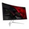 Acer - Refurbished XR Series 37.5" IPS LED Curved QHD FreeSync Monitor with HDR - Black-Angle_Standard