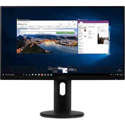  Acer - Refurbished ET1 Series 23.8" IPS LED FHD Monitor - Black