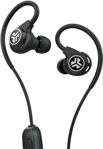 JLab Fit Sport Fitness Earbuds Wireless In-Ear Headphones - Black GLOBAL SHIPPING
