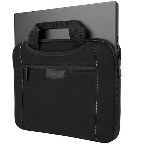 Targus Slipskin Sleeve for 12 Laptop with Hideaway Handles - Black BUY ONLINE