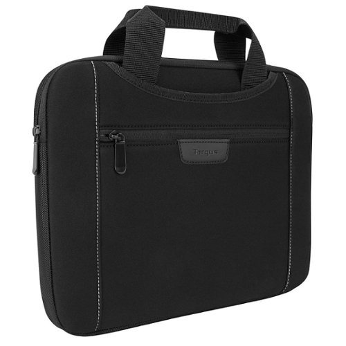 Targus Slipskin Sleeve for 12 Laptop with Hideaway Handles - Black WORLDWIDE DELIVERY