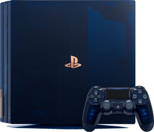  Sony - PlayStation 4 Pro 2TB 500 Million Limited Edition Console Bundle - Translucent Blue