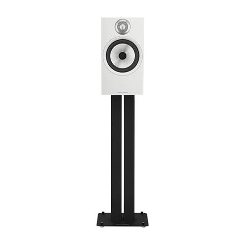 Bowers & Wilkins - 600 Series 6-1/2" Passive 2-Way Bookshelf Speakers (Pair) - White-Front_Standard 