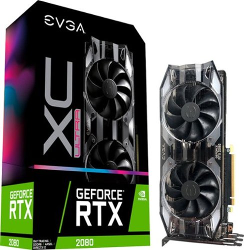 EVGA - GeForce RTX 2080 XC Ultra Gaming 8GB GDDR6 PCI Express 3.0 Graphics Card-Front_Standard 