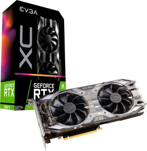 EVGA - GeForce RTX 2080 Ti XC GAMING 11GB GDDR6 PCI Express 3.0 Graphics Card with Dual HDB Fans & RGB LED-Front_Standard 