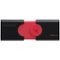 Kingston - DataTraveler 32GB USB 3.1 Gen 1 Flash Drive - Black On Red-Front_Standard