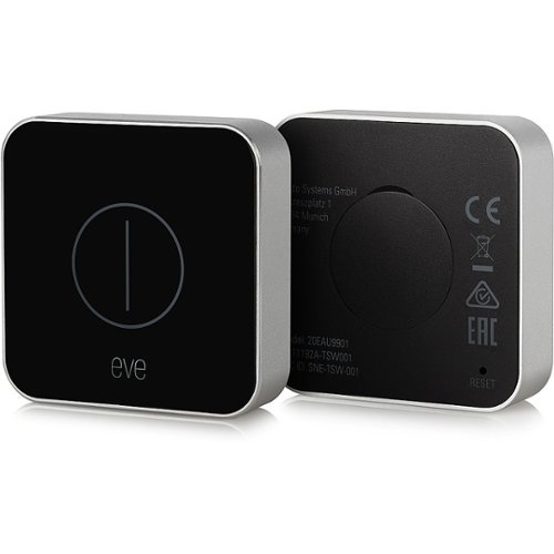 Eve Button Connected Home Remote Black - Black