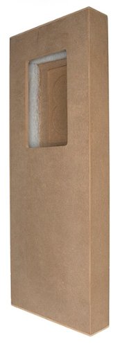 Sonance - MEDIUM RECTANGLE ACOUSTIC ENCLOSURE - Enclosure for Select Visual Performance 6.5" Speakers (Each) - Unfinished Wood