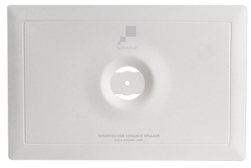 Sonance - Medium Rectangle Coverplate (2-Pack) - White