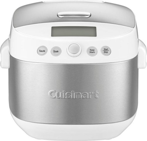 Cuisinart - 2.5qt Rice and Grain Multicooker - Brushed Stainless Steel-Front_Standard 