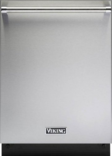 "Viking - 24"" Top Control Built-In Dishwasher with Stainless Steel Tub - Stainless steel"