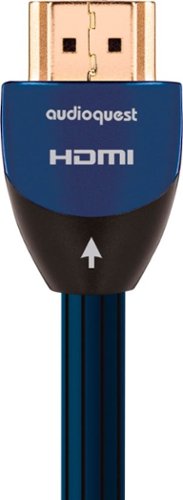AudioQuest - Sky 12' 4K Ultra HD HDMI Cable - Blue/Black Stripe-Front_Standard 