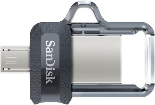 SanDisk Ultra 256GB USB 3.0, Micro USB Flash Drive - Gray / Transparent WORLDWIDE DELIVERY