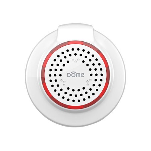 Dome - Wireless Alarm Light / Siren - White-Front_Standard 