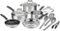 Cuisinart - 12-Piece Cookware Set - Stainless Steel-Angle_Standard