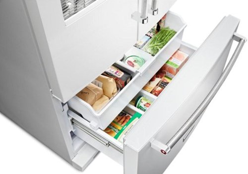 KitchenAid - 26.8 Cu. Ft. French Door Refrigerator - White