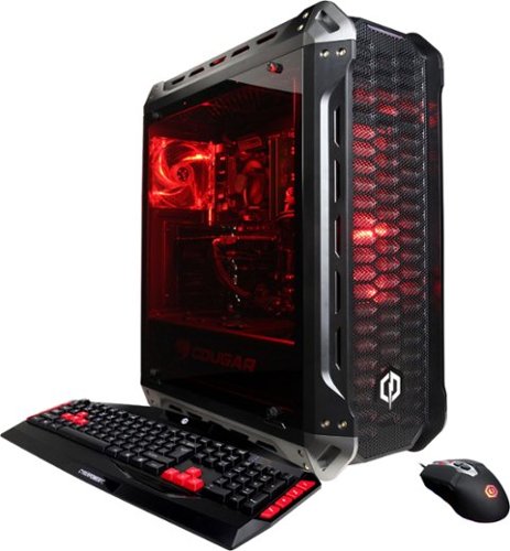 CyberPowerPC - Gaming Desktop - Intel Core i7 - 16GB Memory - NVIDIA GeForce RTX 2080 - 1TB Solid State Drive - Black-Front_Standard 