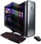 CyberPowerPC - Gaming Desktop - Intel Core i7 - 32GB Memory - NVIDIA GeForce RTX 2080 - 2TB Hard Drive + 240GB Solid State Drive - Titanium-Front_Standard