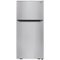 LG - 20.2 Cu. Ft. Top-Freezer Refrigerator - Stainless Steel-Front_Standard