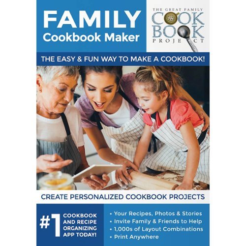 Avanquest - Family Cookbook Maker - Android, Mac, Windows, iOS