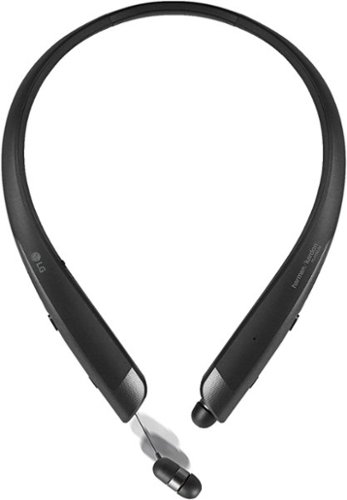 LG TONE PLATINUM+ Bluetooth Headset - Black WORLDWIDE DELIVERY