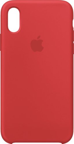 Apple - iPhone® XS Silicone Case - (PRODUCT)RED-Front_Standard 