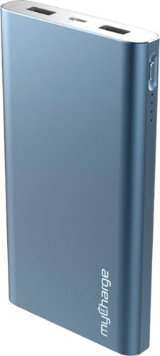  myCharge - RazorXtra 12,000mAh Portable Charger for Most USB-Enabled Devices - Blue