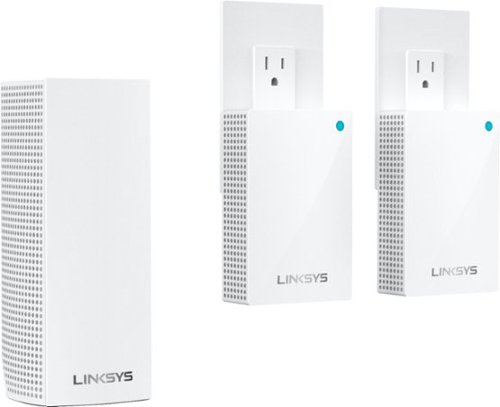  Linksys - Velop Tri-Band Mesh WiFi System (1 Node+2 Plug-in) 3-pack