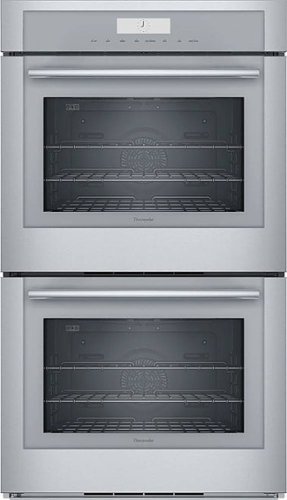 Thermador - Masterpiece Series 30" Built-In Double Electric Convection Wall Oven with Wifi - Stainless steel