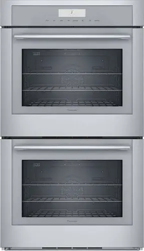Front. Thermador - Masterpiece Series 30" Built-In Double Electric Convection Wall Oven with Wifi - Stainless Steel.