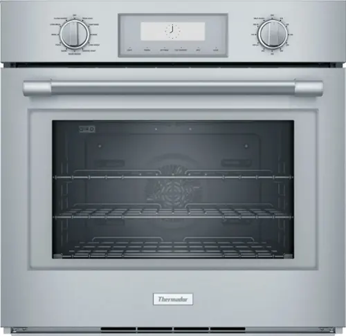 Front. Thermador - Professional Series 30" Built-In Single Electric Convection Wall Oven with Wifi - Stainless Steel.