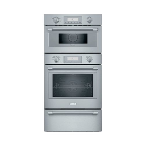Thermador - Professional Series 30" Built-In Electric Convection Wall Oven with Built-In Microwave and Wifi - Stainless Steel
