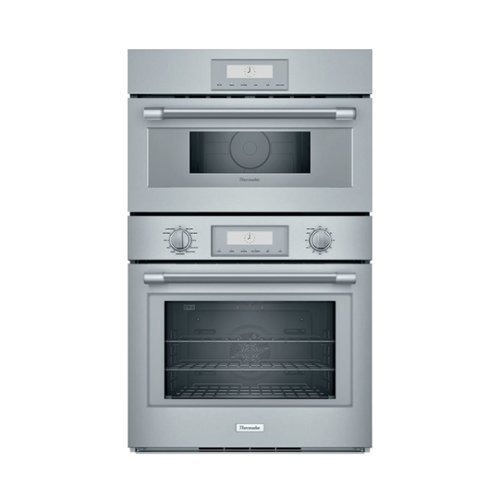 Thermador - Professional Series 30" Built-In Electric Convection Wall Oven with Built-In Microwave - Stainless Steel