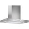 Thermador Masterpiece - 36 inches - Externally Vented & Recirculating - Island Range Hood - Stainless Steel-Front_Standard