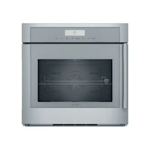 Front. Thermador - Masterpiece Series 30" Built-In Single Electric Convection Wall Oven with Wifi, Left-Swing - Stainless Steel.