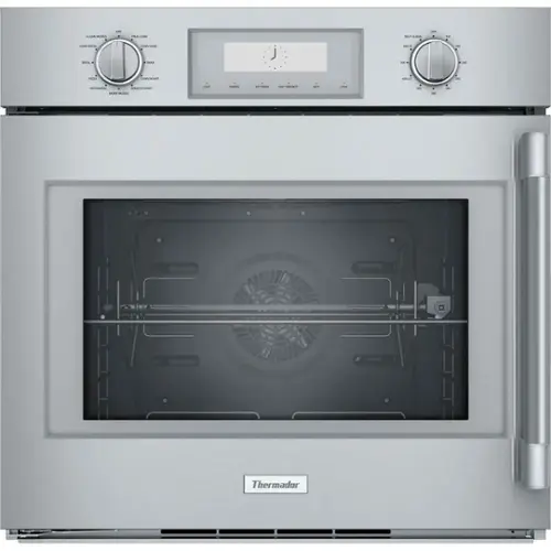 Front. Thermador - Professional Series 30" Built-In Single Electric Convection Wall Oven with Wifi - Stainless Steel.