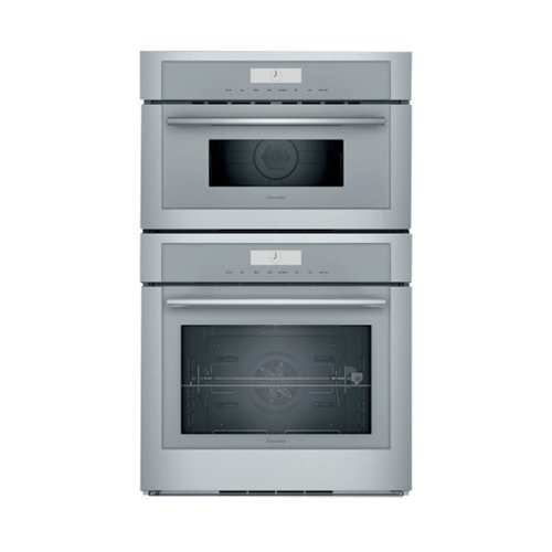 Thermador - Masterpiece Series 30" Built-In Electric Convection Wall Oven with Built-In Speed Microwave and Wifi - Stainless steel