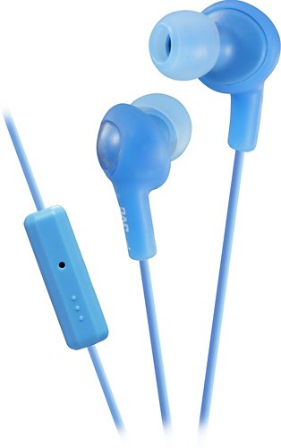  JVC - Gumy Plus Earbud Headphones - Blue