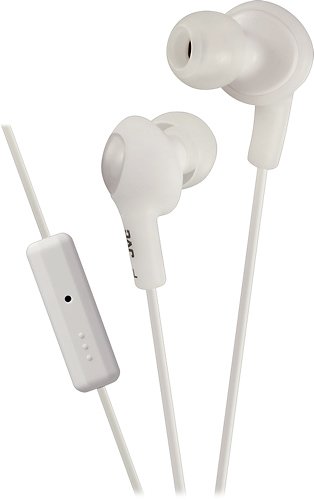  JVC - Gumy Plus Earbud Headphones - White