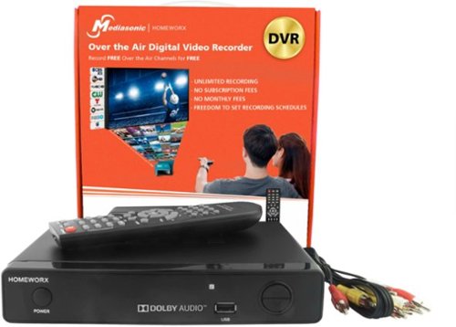 Mediasonic ATSC Digital to Analog TV Converter Box w/ Digital Video Recording, USB Multimedia Player, TV Tuner Function, HDMI & DVR - Black WHERE TO BUY