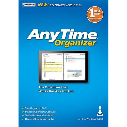 Individual Software - AnyTime® Organizer Standard 16 - Windows [Digital]-Front_Standard 